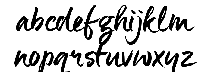 Maneo_TRIAL Font LOWERCASE