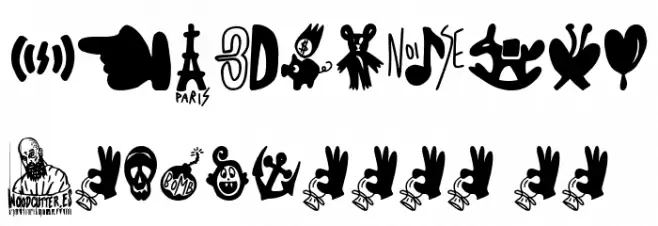 Manero Iconos Шрифта ДРУГИЕ символов