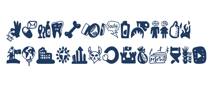 Manero Iconos Lowercase