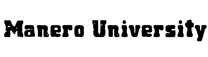 Manero University  नि: शुल्क फ़ॉन्ट्स डाउनलोड