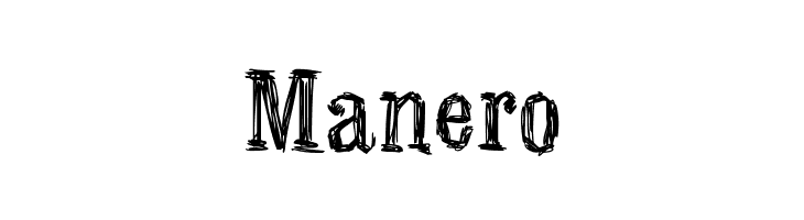 Manero Font