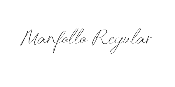 Manfollo Regular Logo