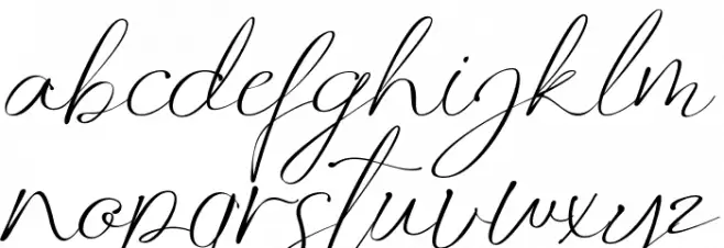 Manfollo Regular 字体 小写