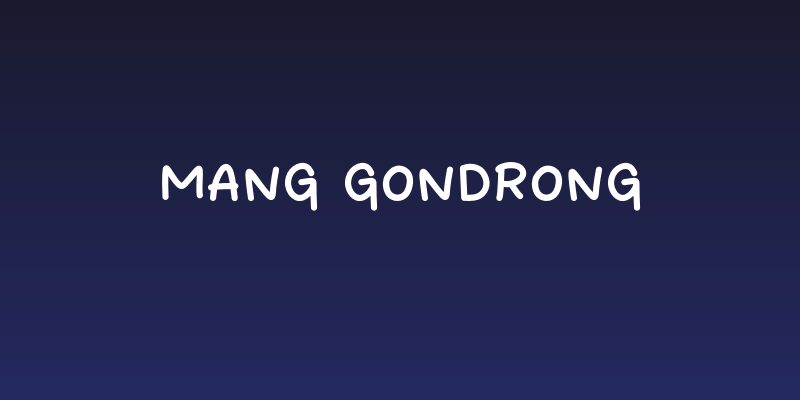 Mang Gondrong Social Header