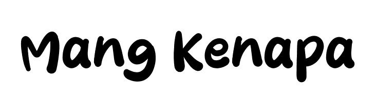 Mang Kenapa  Free Fonts Download