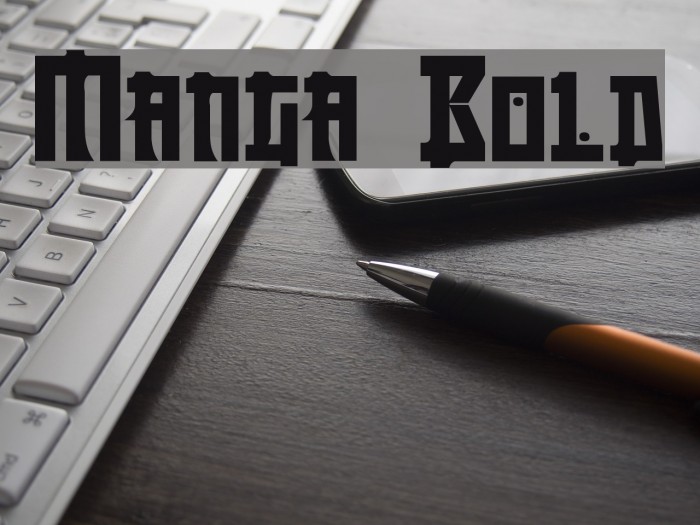 Manga Bold Example 3