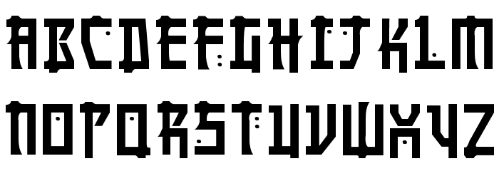 Manga Normal Font LOWERCASE