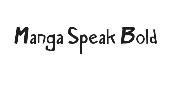 Manga Speak Bold Logo