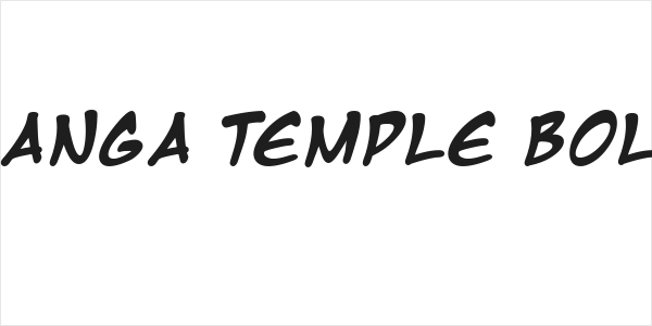 Manga Temple Bold Logo