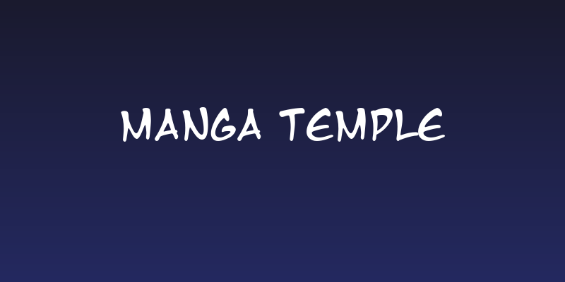 Manga Temple Social Header