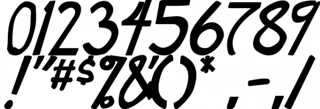 Manga speak 2 Bold フォント その他の文字