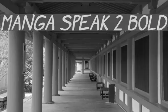 Manga speak 2 Bold フォント examples