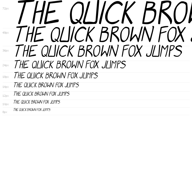 Manga speak 2 Italic Waterfall