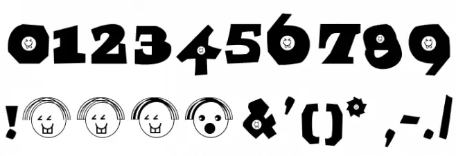 MangaAxt Font OTHER CHARS