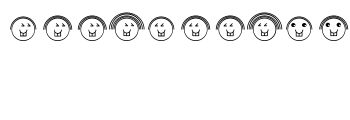 MangaAxtFaces Font OTHER CHARS