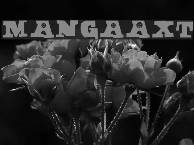 MangaAxt Font examples