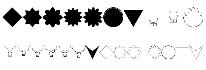 MangaMaterial Font OTHER CHARS
