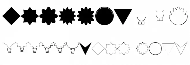 MangaMaterial Font OTHER CHARS