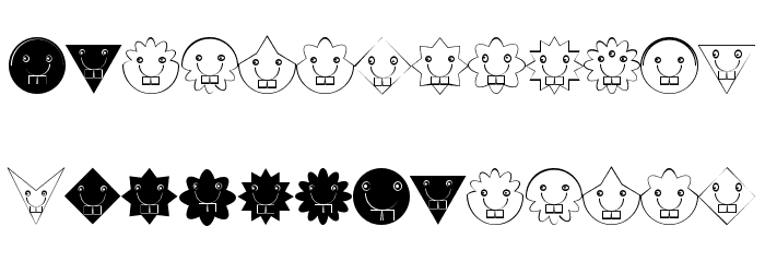 MangaMaterial Font LOWERCASE