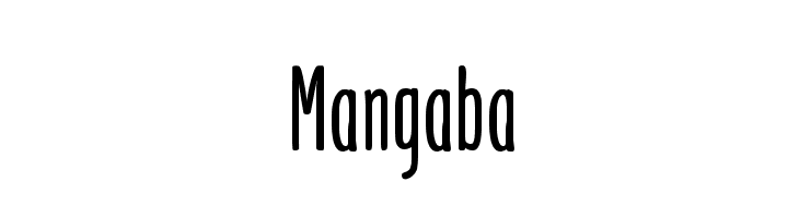 Mangaba  Frei Schriftart Herunterladen