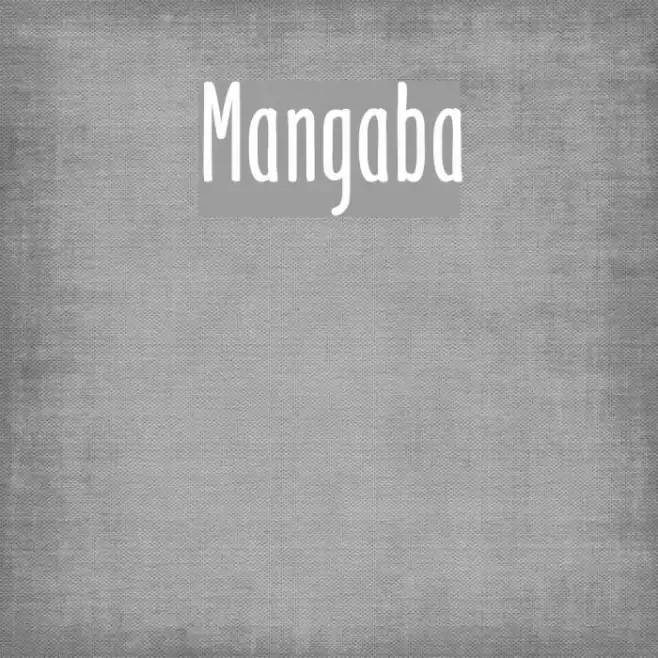 Mangaba Font examples
