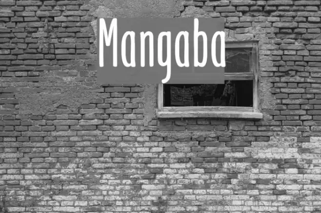 Mangaba Font examples