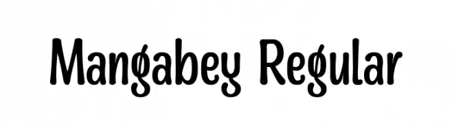 Mangabey Regular  Fuentes Gratis Descargar