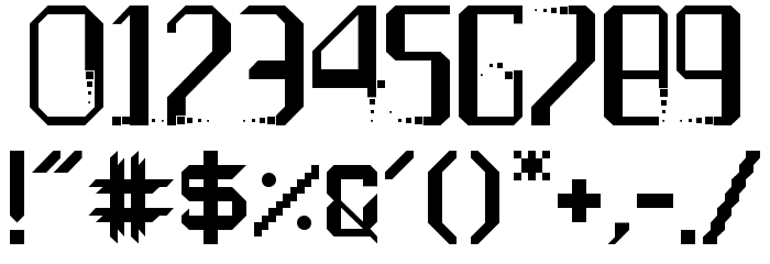 Mangahas Regular Font OTHER CHARS