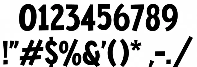 Mangaka Font OTHER CHARS