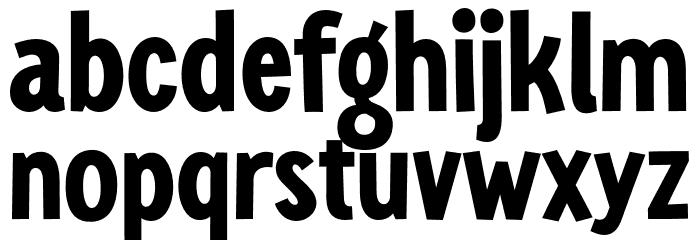 Mangaka Font LOWERCASE