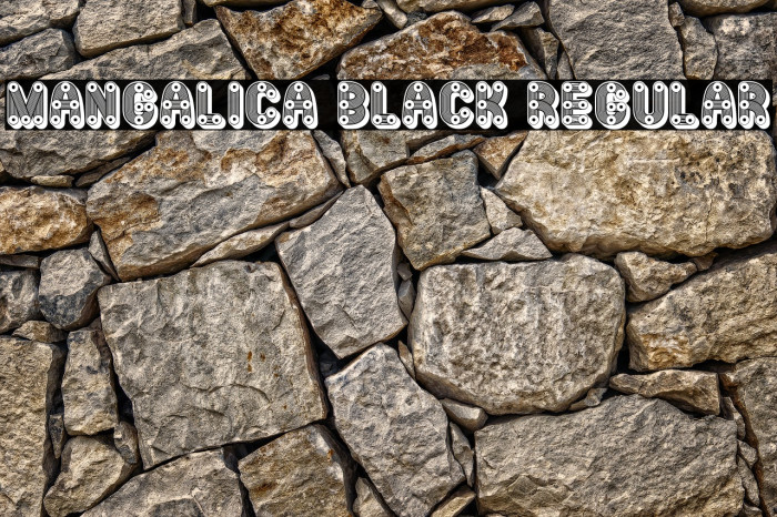 Mangalica Black Regular Font examples