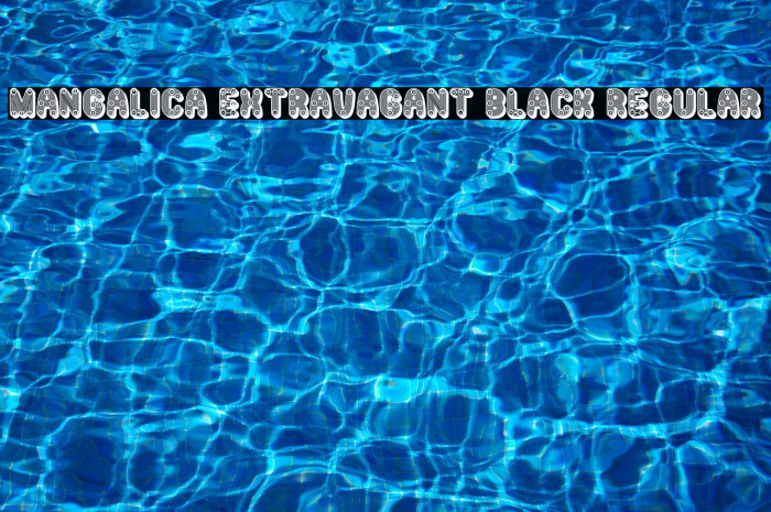 Mangalica Extravagant Black Regular Font examples