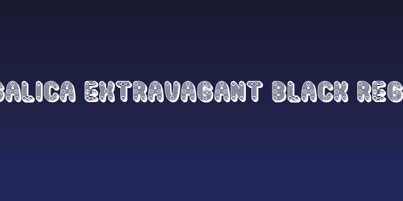 Mangalica Extravagant Black Regular Social Header