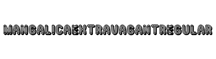 Mangalica Extravagant Regular फ़ॉन्ट
