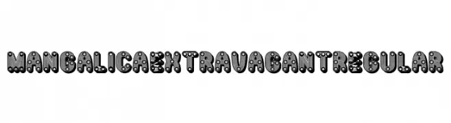 Mangalica Extravagant Regular  免费字体下载
