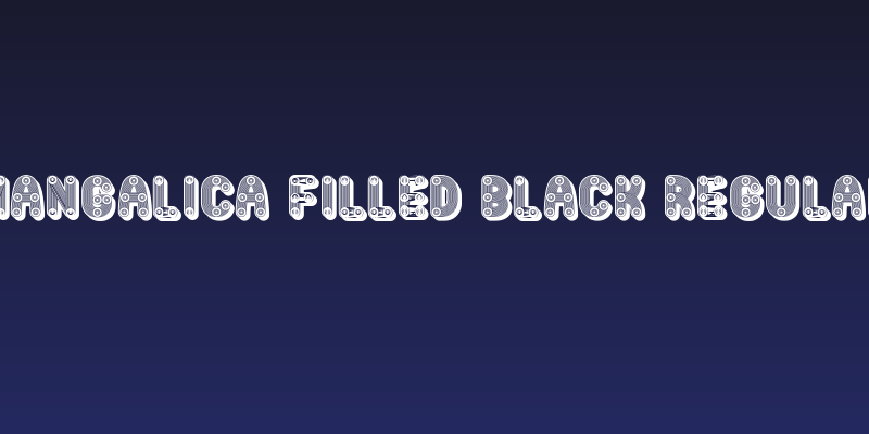 Mangalica Filled Black Regular Social Header