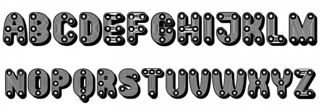 Mangalica Filled Regular Schriftart Groß