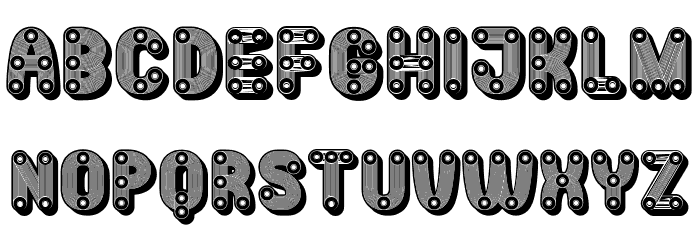 Mangalica Filled Regular Font LOWERCASE