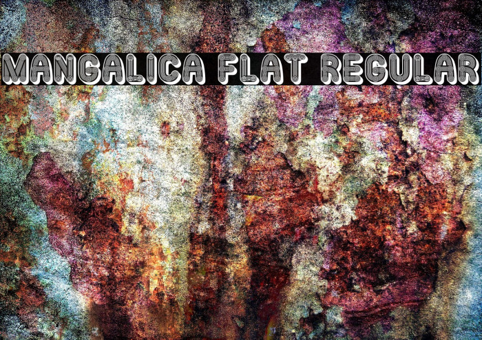 Mangalica Flat Regular फ़ॉन्ट examples