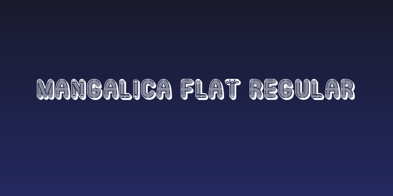 Mangalica Flat Regular Social Header