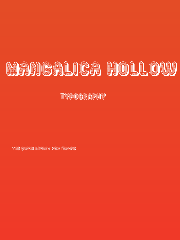 Mangalica Hollow Filled Regular Poster
