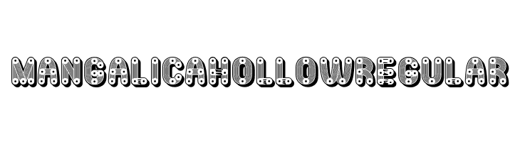 Mangalica Hollow Regular لخطوط تنزيل