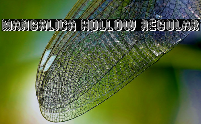 Mangalica Hollow Regular لخطوط تنزيل examples