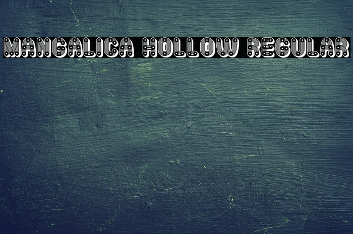 Mangalica Hollow Regular لخطوط تنزيل examples