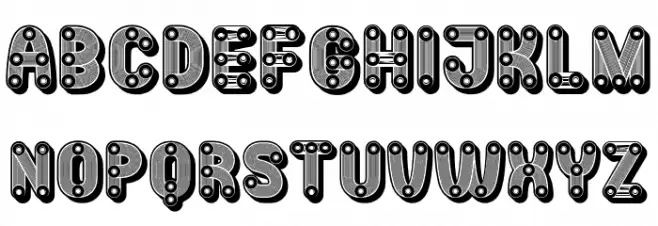 Mangalica Regular Font Litere mari