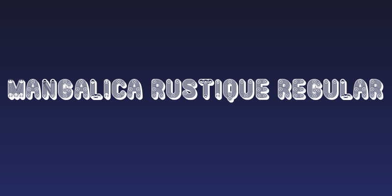 Mangalica Rustique Regular Social Header