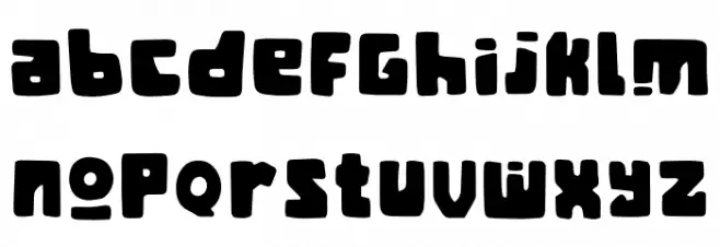Mangan Ngombe Шрифта ВЕРХНИЙ