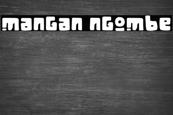 Mangan Ngombe Example 1