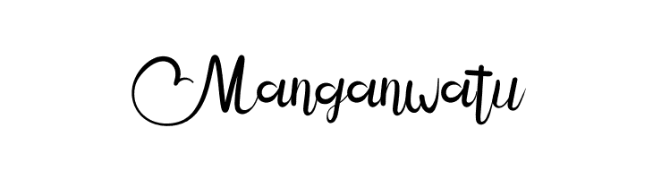 Manganwatu  Frei Schriftart Herunterladen