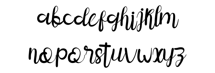 Manganwatu Font LOWERCASE